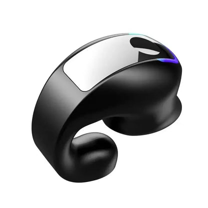 Fones de Ouvido  Condução Óssea Bluetooth com Microfone e Redução de Ruído