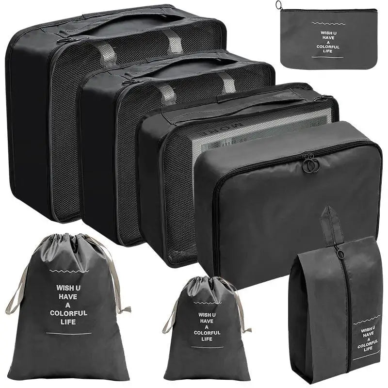 Conjunto de Organizadores de Viagem – 7/8/9/10 Peças, Arrumação para Mala, Bolsas