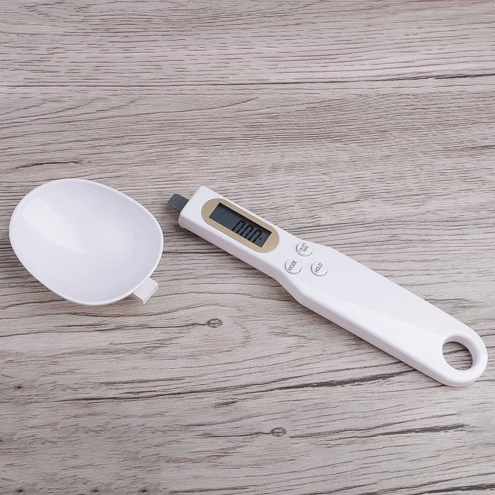 Colher Medidora Digital com Tela LCD — Balança de Cozinha 500g/0,1g