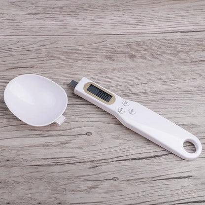 Colher Medidora Digital com Tela LCD — Balança de Cozinha 500g/0,1g