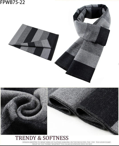 Cachecol Masculino Xadrez — Estilo e Conforto para os Dias Frios