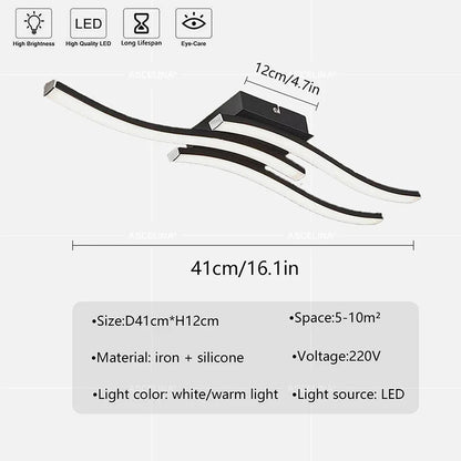 Luminária Lustre de Teto LED Moderna