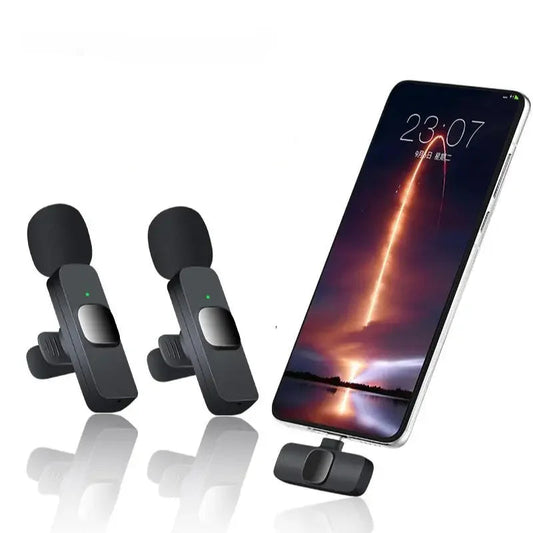 Microfone Sem Fio captação de áudio em 360°