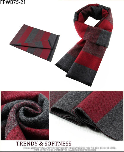 Cachecol Masculino Xadrez — Estilo e Conforto para os Dias Frios
