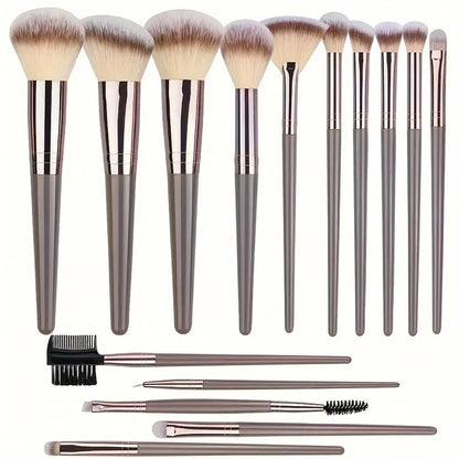 Conjunto Profissional de Pincéis Esponjas de Maquiagem