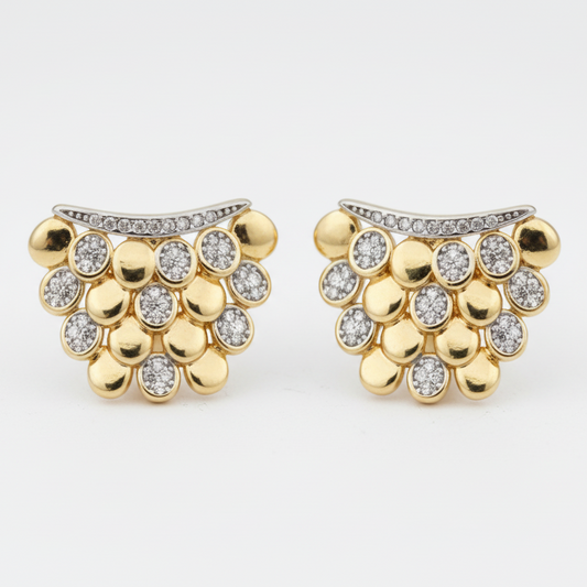 Brincos Cacho Zirconia