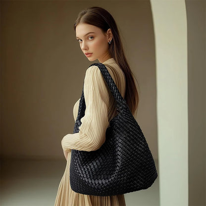 Bolsa Tote Trançada Grande