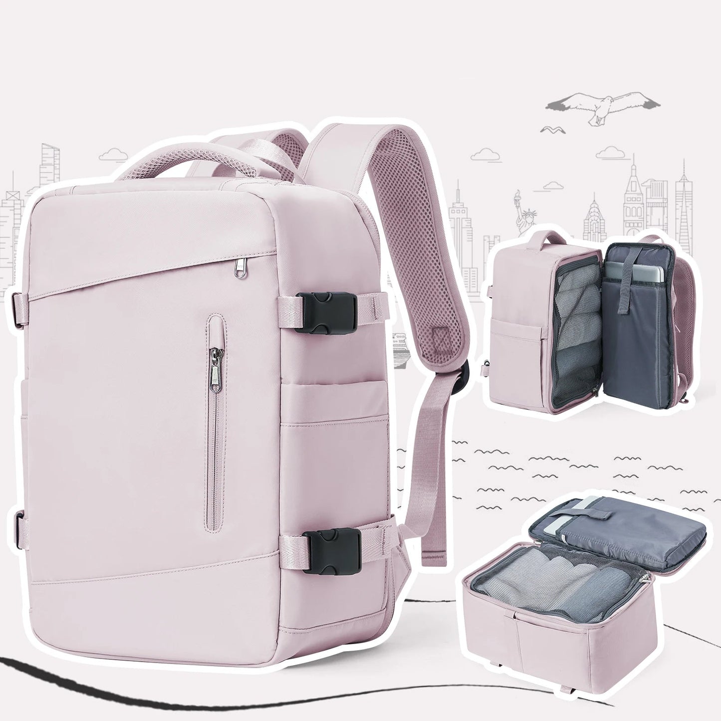 Mochila de Viagem Aprovada para Avião