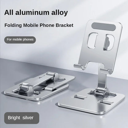 Suporte Universal para Tablet e Celular – Liga de Alumínio, Ajustável e Portátil, Compatível com iPad e Smartphones