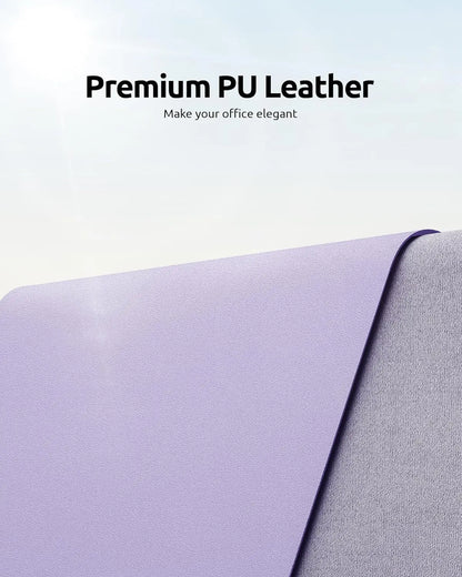 Grande Mouse Pad  Protetor de Mesa Couro PU
