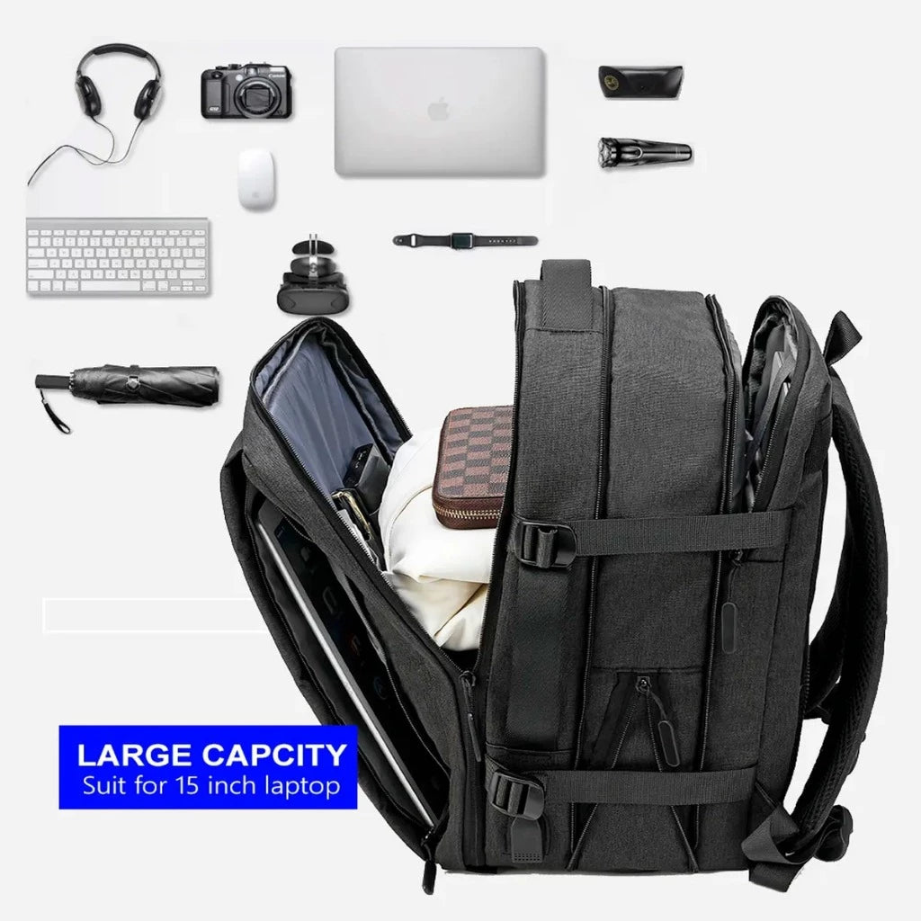 Mochila Impermeável e Expansível