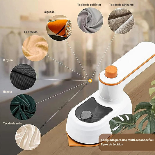 Mini Ferro De Passar Roupas A Vapor Portátil Bivolt
