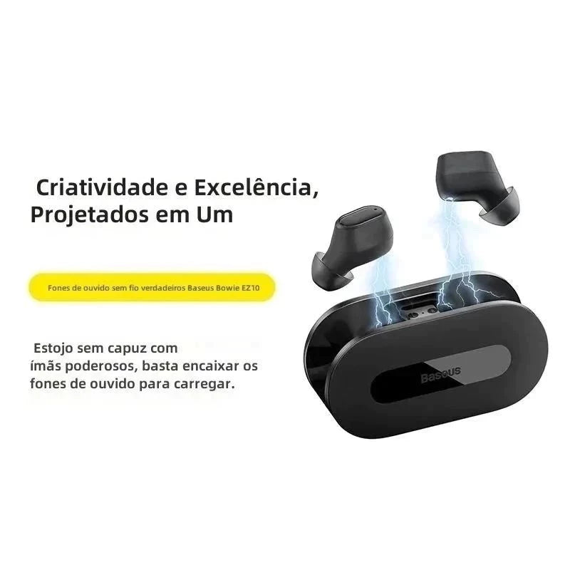 Fone Bluetooth Baseus Bowie EZ10 TWS