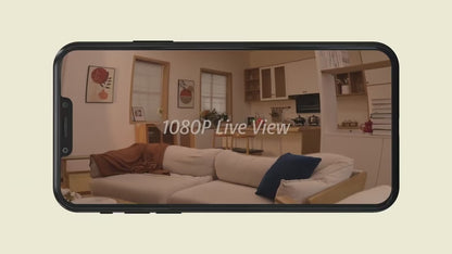 Mini Câmera Wi-Fi Full HD Detecção Movimento