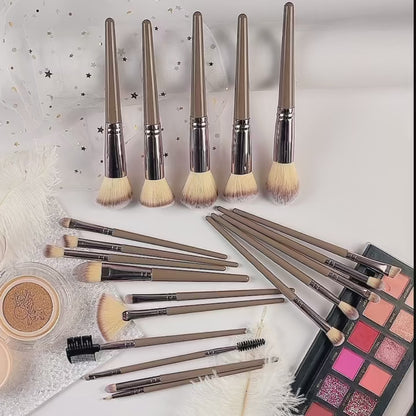 Conjunto Profissional de Pincéis Esponjas de Maquiagem