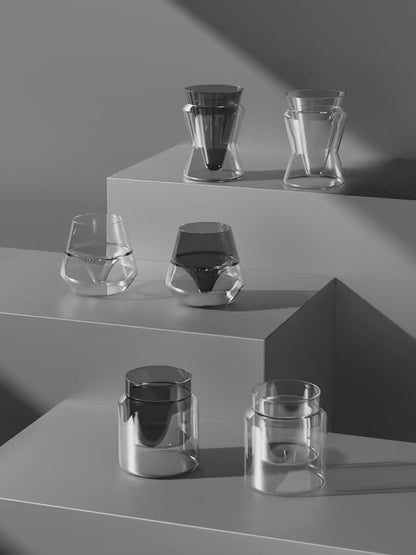 Copo de Café de Vidro Duplo