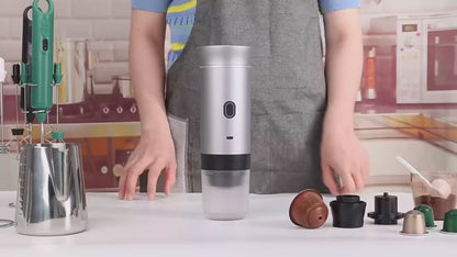 Cafeteira Portátil USB café moído ou  cápsulas