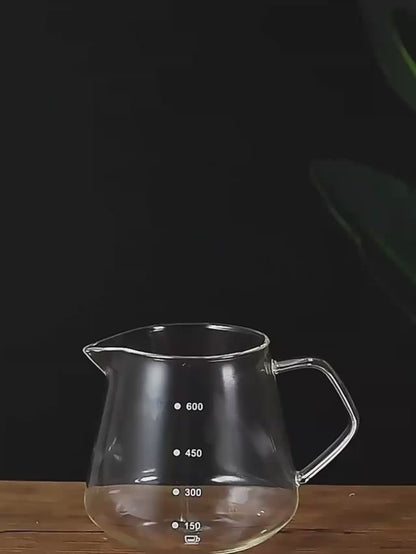 Conjunto de Jarra Borosilicato e Filtro de Café  Reutilizável