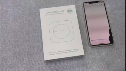 Mini Impressora Térmica Bluetooth – Sem Tinta, Para Etiquetas e Fotos
