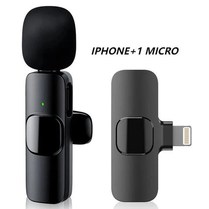 Microfone Sem Fio captação de áudio em 360°